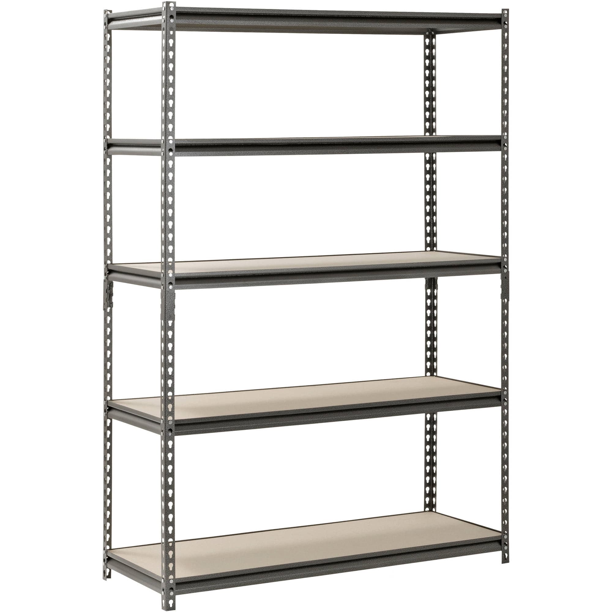 "Muscle Rack Heavy-Duty Industrial 5-Shelf Steel Unit, 48""W x 18""D x ...