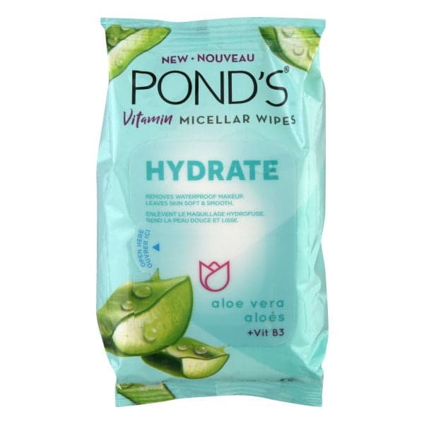 Ponds Vitamin Micellar Wipes - Hydrating Aloe Vera, Liberia | Ubuy