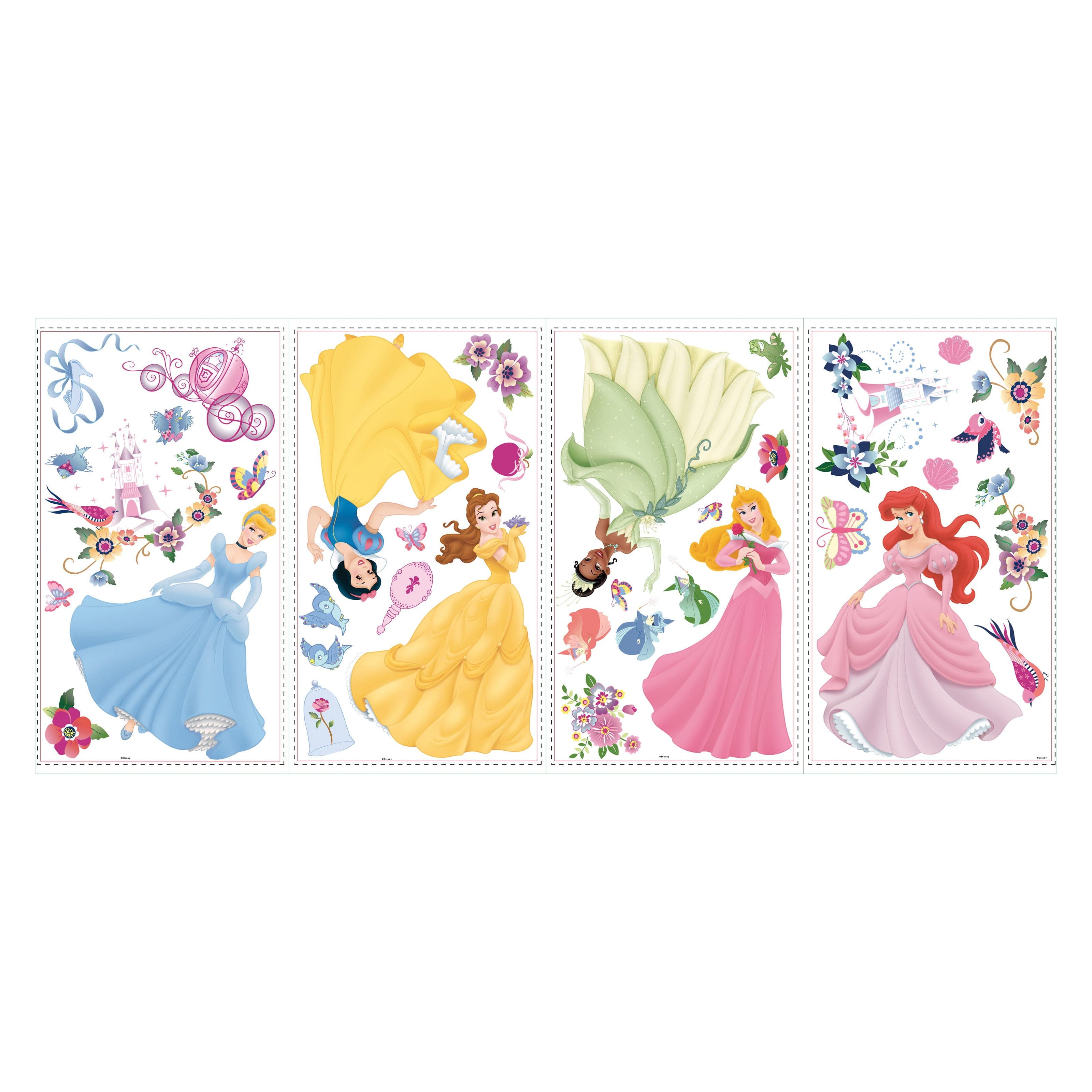 RoomMates Disney Princess - Princess Peel & Stick Wall Decal - Walmart.com