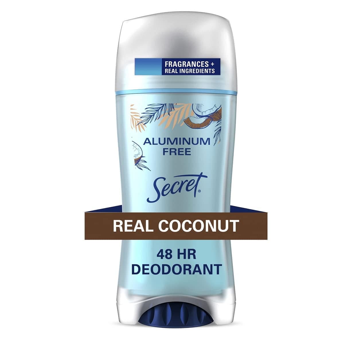 Secret Aluminum-Free Natural Deodorant for Women, Coconut Scent, 2.4 Oz ...
