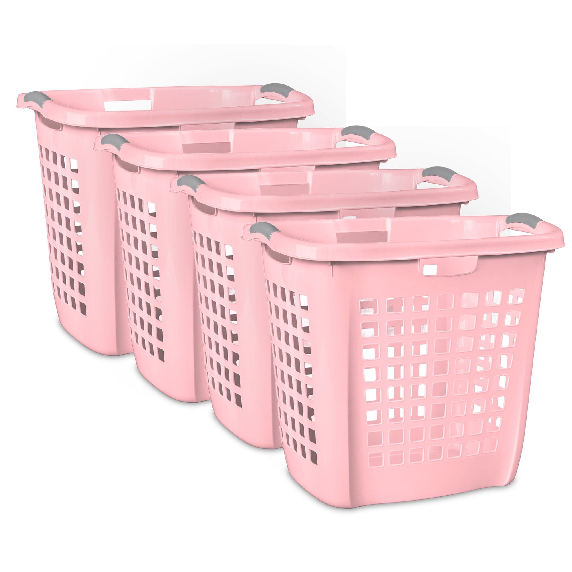 Sterilite Ultra Easy Carry Laundry Basket, 2.1 Bushel Plastic Hamper ...