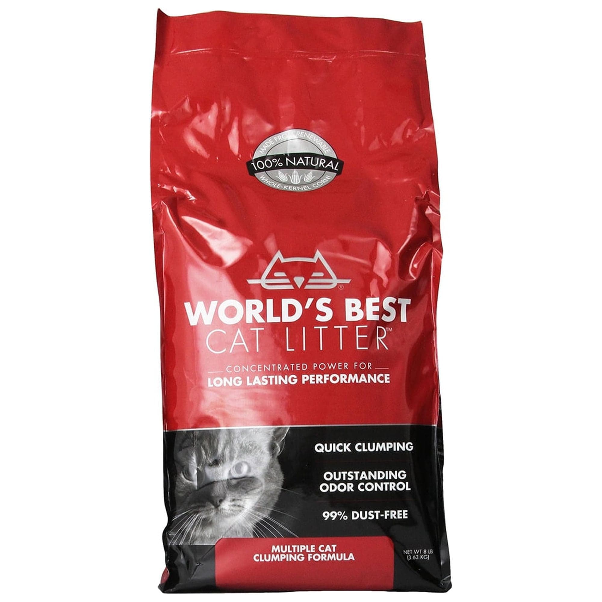 World's Best Cat Litter Multiple Cat Clumping Formula (Pack of 24 ...