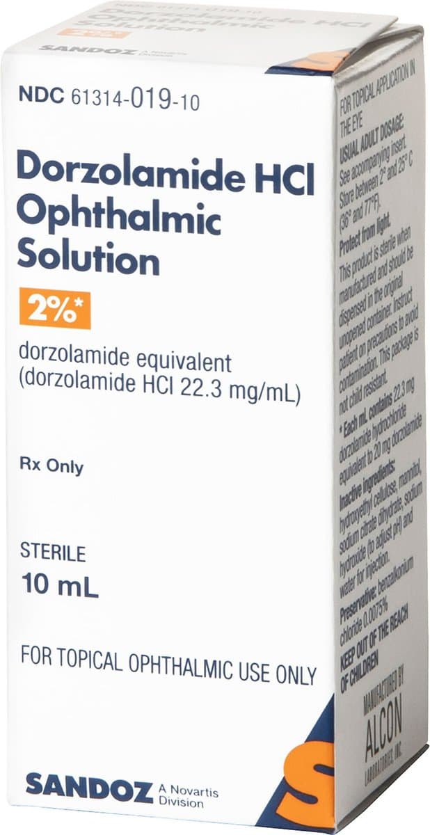 DORZOLAMIDE HCL (Generic) Ophthalmic Solution 2%, 10-mL - Easy Refills ...