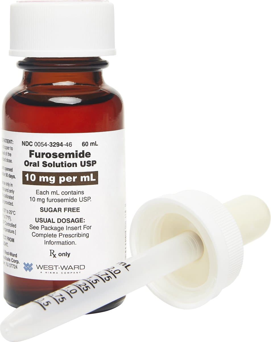 FUROSEMIDE (Generic) Oral Solution for Dogs, 10 mg/mL, 60-cc - Easy ...