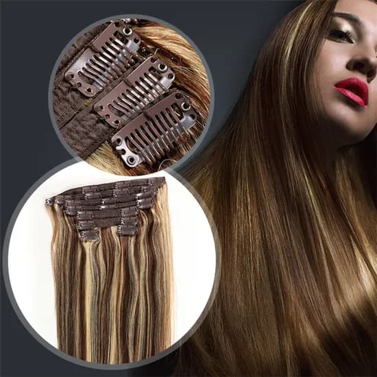 Beauty Forever Clip in Human Hair Extensions Peruvian Straight ...