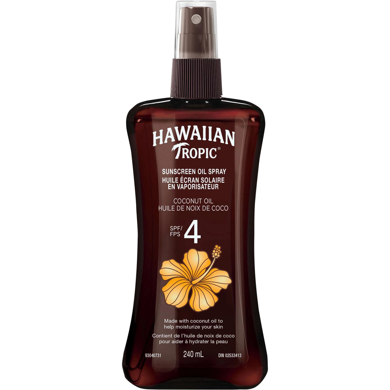 Hawaiian Tropic Moisturizing Dark Tanning Oil SPF 4 with Aloe & Vitamin ...