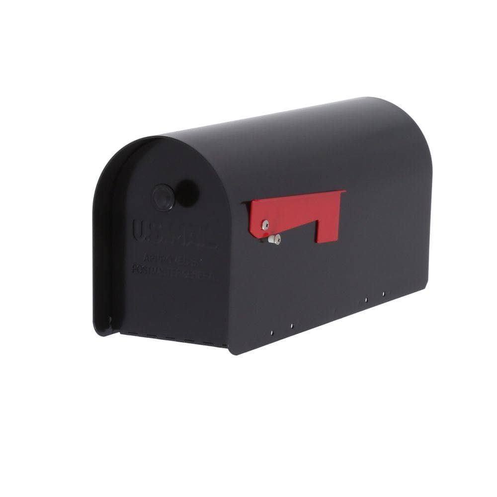 Gibraltar Mailboxes Tuff Body Post-Mount Mailbox, Black-TB1B0000 - The ...