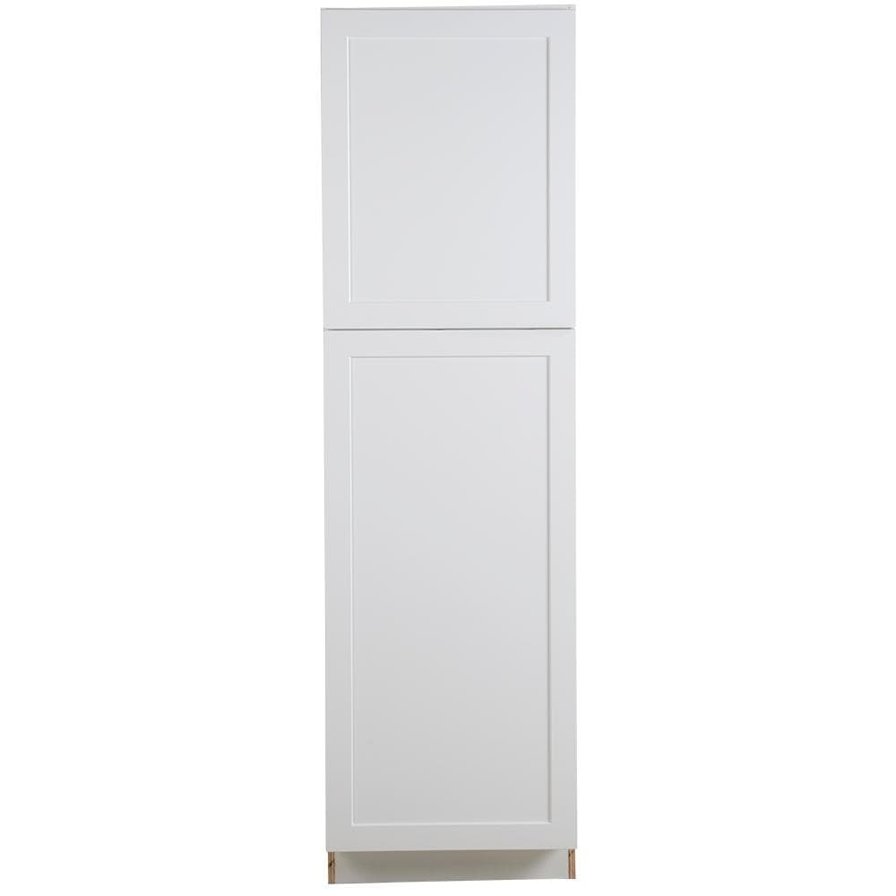 Hampton Bay Cambridge Assembled 84x24x24.5 in. Pantry Cabinet with ...