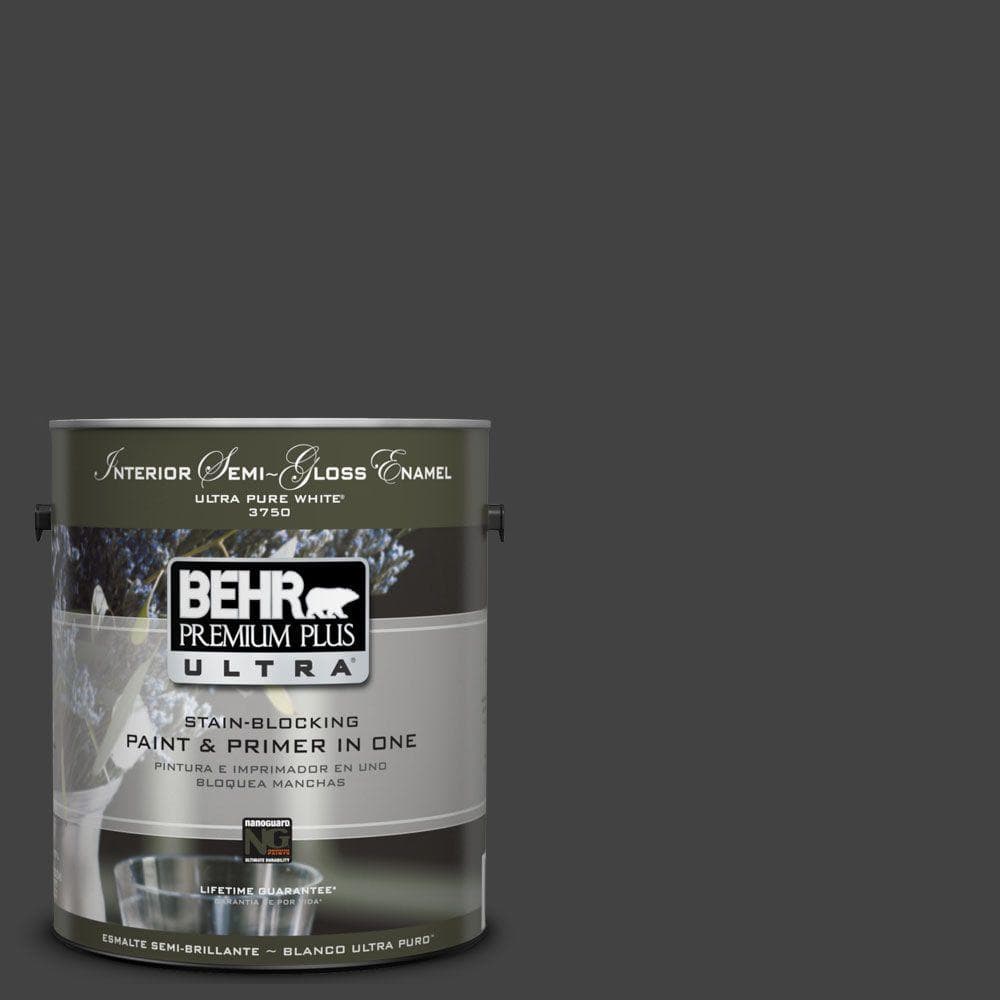 BEHR Premium Plus Ultra 1-gal. #UL200-1 Broadway Interior Semi-Gloss ...