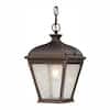 Hampton Bay Malford Dark Rubbed Bronze Outdoor Hanging Lantern 23084 ...