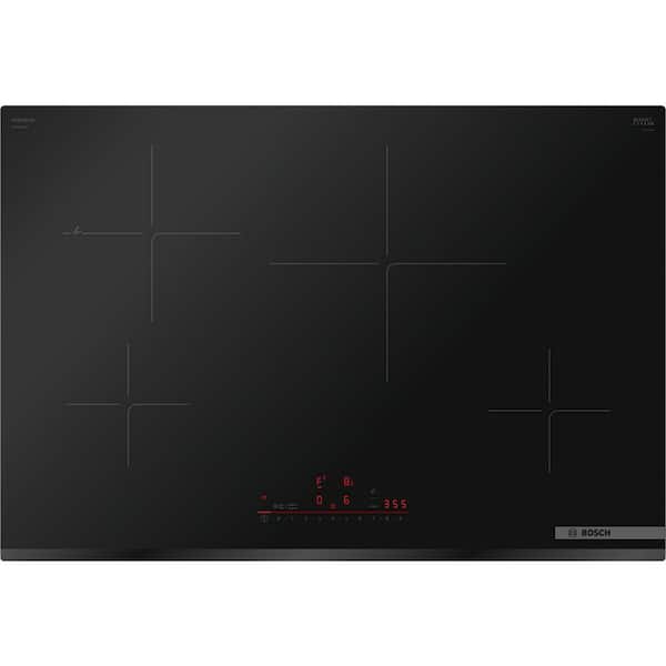 Bosch 800 Series 30 in. Induction Cooktop in Black with 4 Elements ...