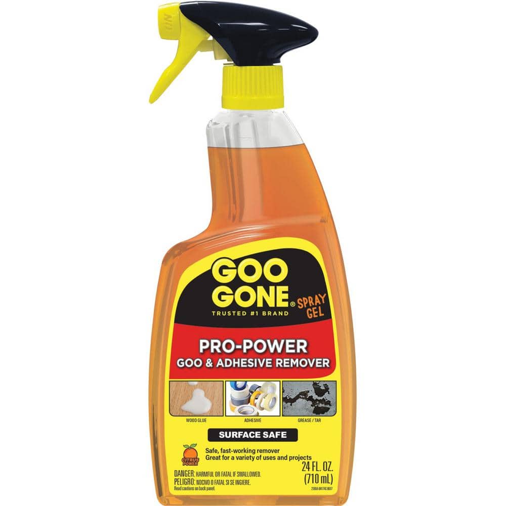Goo Gone 24 oz. Pro-Power Adhesive Remover Spray Gel 2180A - The Home Depot