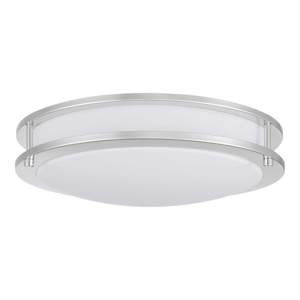 Reviews for Hampton Bay Flaxmere 14 in. Chrome Dimmable Integrated LED ...