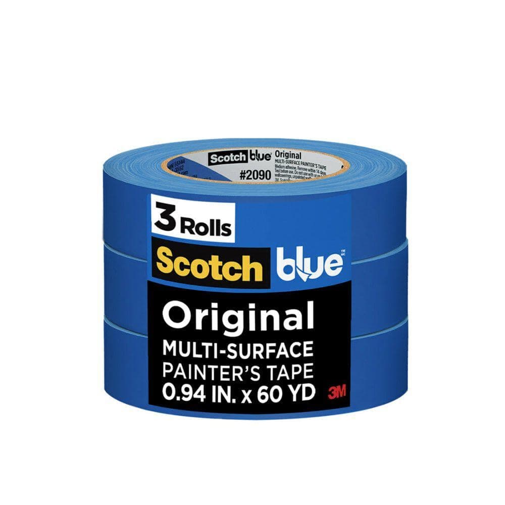 3M ScotchBlue 0.94 in. x 60 yds. Original Multi-Surface Painter's Tape ...