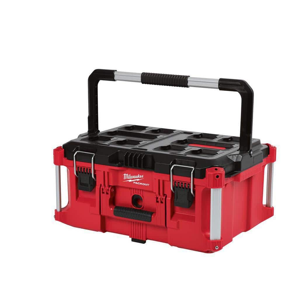 Milwaukee PACKOUT 22 in. Large Portable Tool Box Fits Modular Storage ...