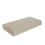 Angelus Block 8 in. x 2 in. x 16 in. Gray Concrete Top Cap Block ...