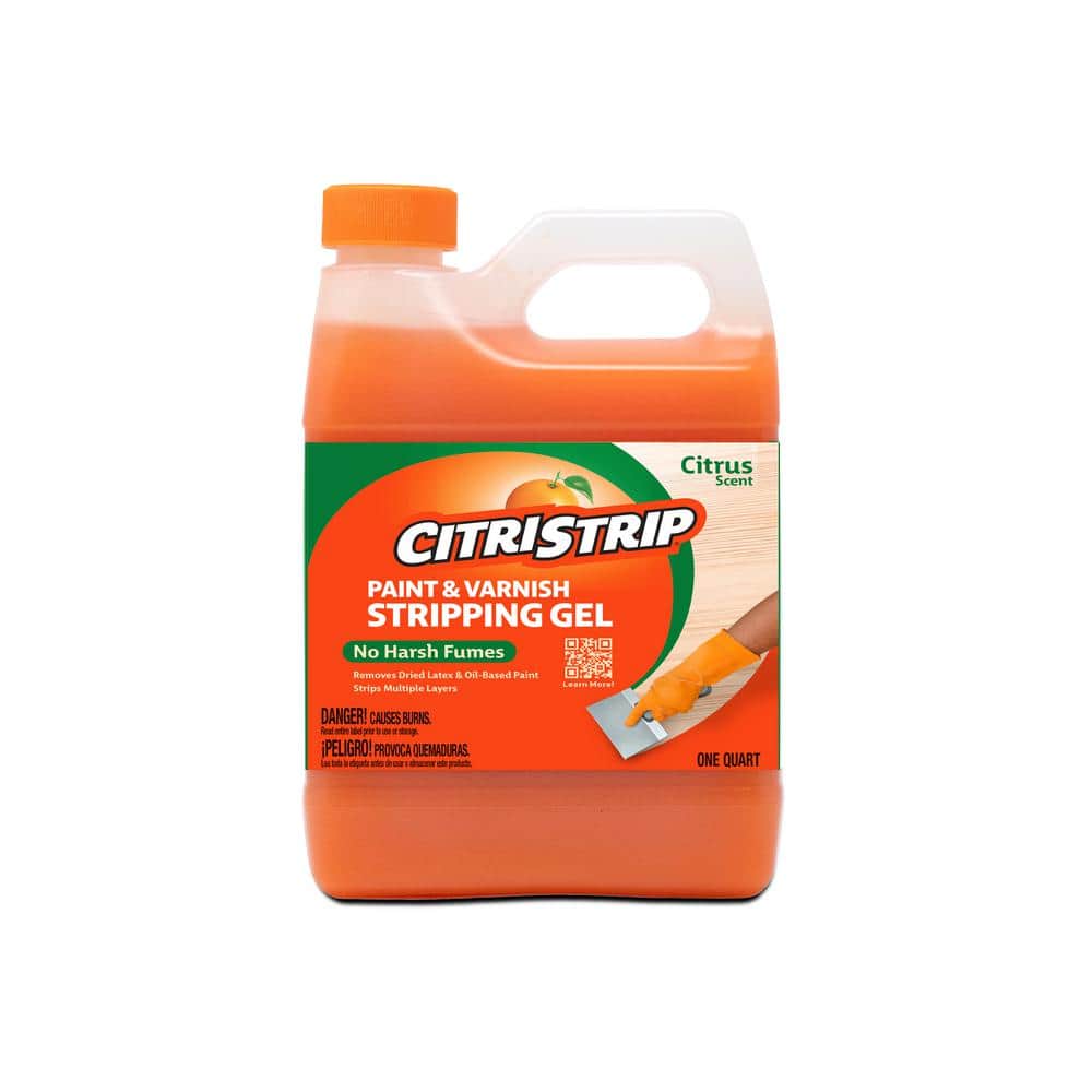 Citristrip 1 qt. Safer Paint and Varnish Stripping Gel Non-NMP QCSG801 ...