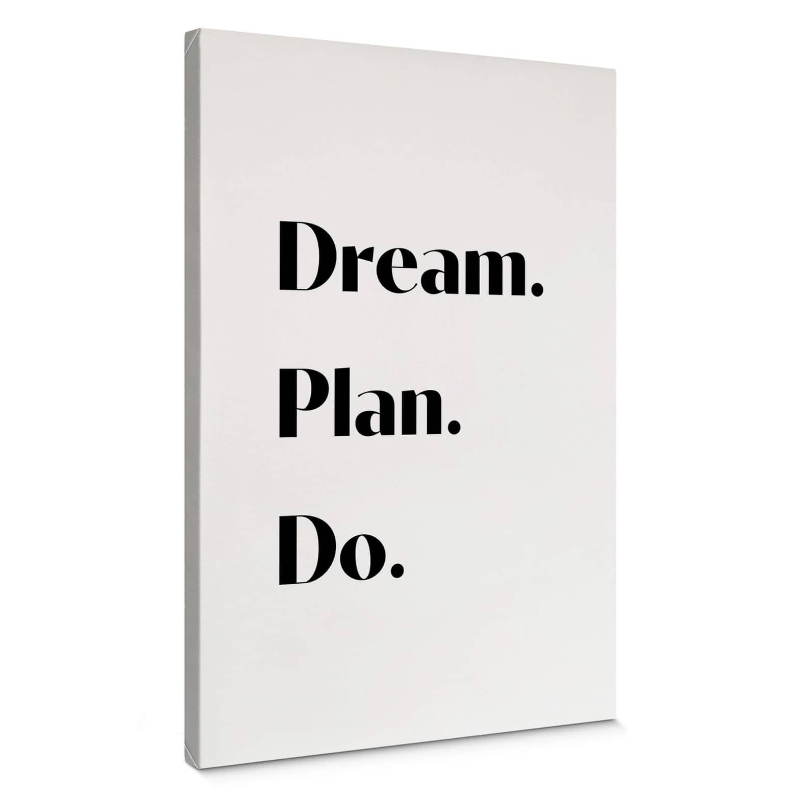 Canvas 1X Studio - Dream Plan Do | wall-art.nl