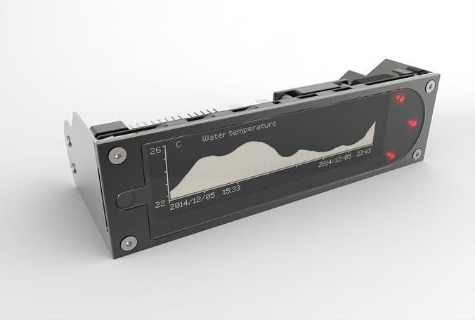 Aquacomputer Aquaero 6 XT Fan Controller 3D model | CGTrader