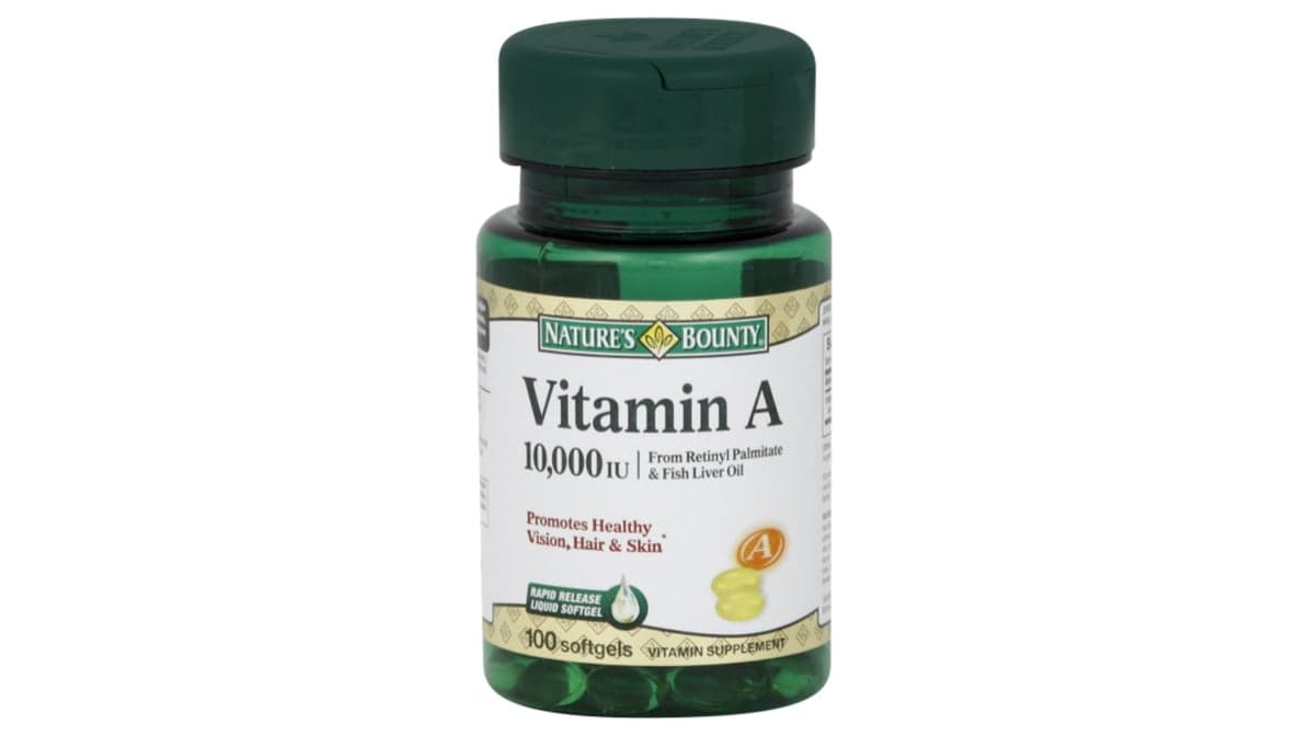Nature's Bounty Vitamin A 10000 iu Softgels (100 ct) | Delivery ...