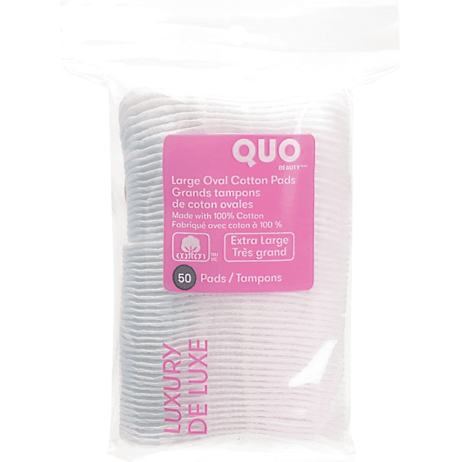 Quo Beauty Luxury Extra Large Oval Cotton Pads (50 ct) | PC ...