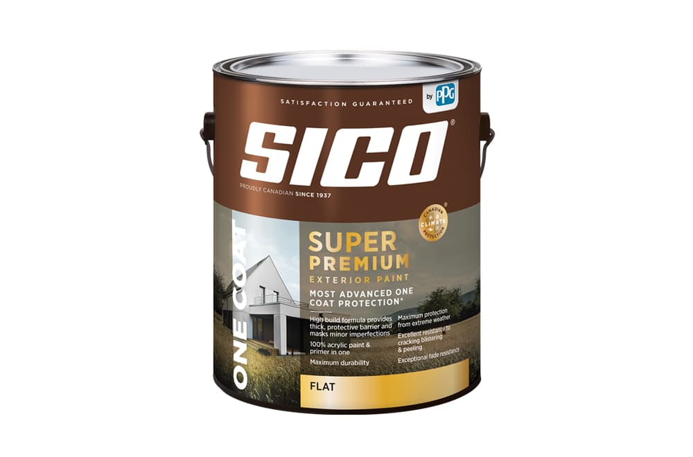 Sico Super Premium Exterior Paint - Flat - 3.78l - J&H Builder's Warehouse