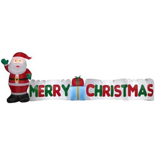 Gemmy Airblown Inflatable Merry Christmas Sign, 3.5' - Walmart.com
