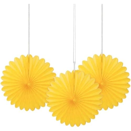 Amscan Royal Blue Mini Paper Fan Decorations, 6in, 5ct | Party | Paper ...