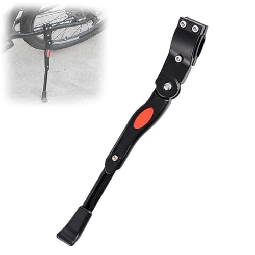 Bike Kickstand for Kona Sutra LTD 2016 2017 2018 2019 2020, Alloy Adjustable Height Rear Side Bicycle Kick Stand Easy to Install Non-Slip Foot for 22" to 27.5" Wheels Side Kickstand