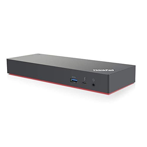 Lenovo ThinkPad Thunderbolt 3 Dock Gen 2 135W (40AN0135US) Dual UHD 4K Display Capability, 2 HDMI, 2 DP, USB-C, USB 3.1 (Renewed).