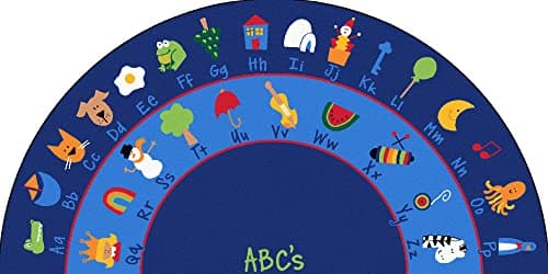Fun with Phonics Seating 7'6" x 12' Rectangle Premium Carpet 90 Depth