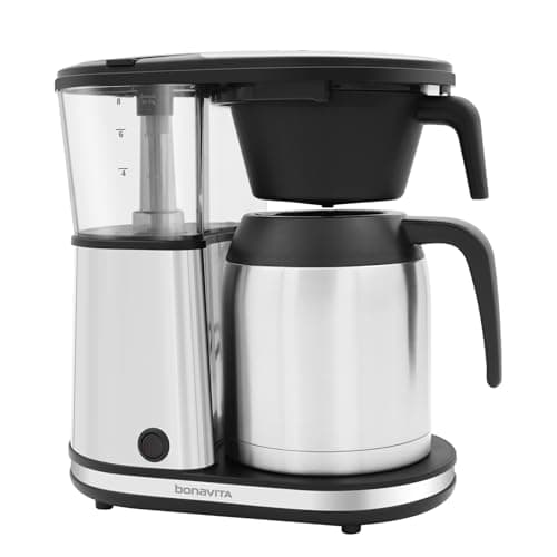 Bonavita Connoisseur 8 Cup Drip Coffee Maker Machine, One-Touch Pour ...