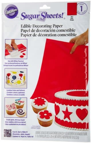 Wilton Sugar Sheets Edible Decorating Paper, Multipack of 3 - Walmart.com