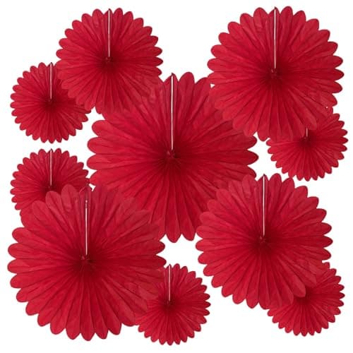 Amscan Fiesta Paper Fan Decorations (Set of 6) Best Price | Paper fan ...