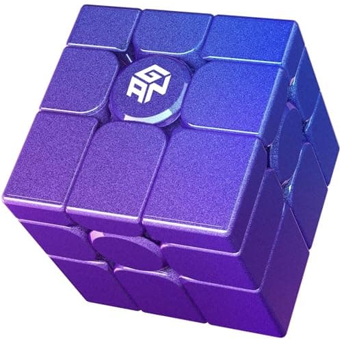 GAN MirrorM 3x3x3, 48 Magnetic Mirror Speed Cube, Big Corner-Cut Tuning System Puzzle Game Toys for Kids Teens Adults Holiday Easter Stuffers Birthday Gifts, Solve by Shape, UV Coated Version