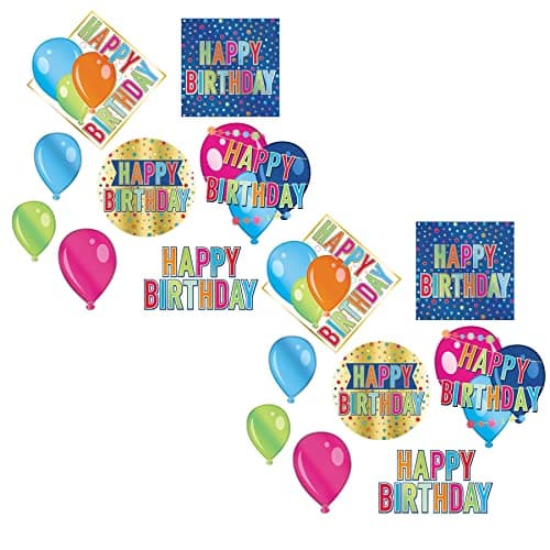 Beistle - Plas Jumbo Happy Birthday Yard Sign Set - 6 Pack | Oriental ...