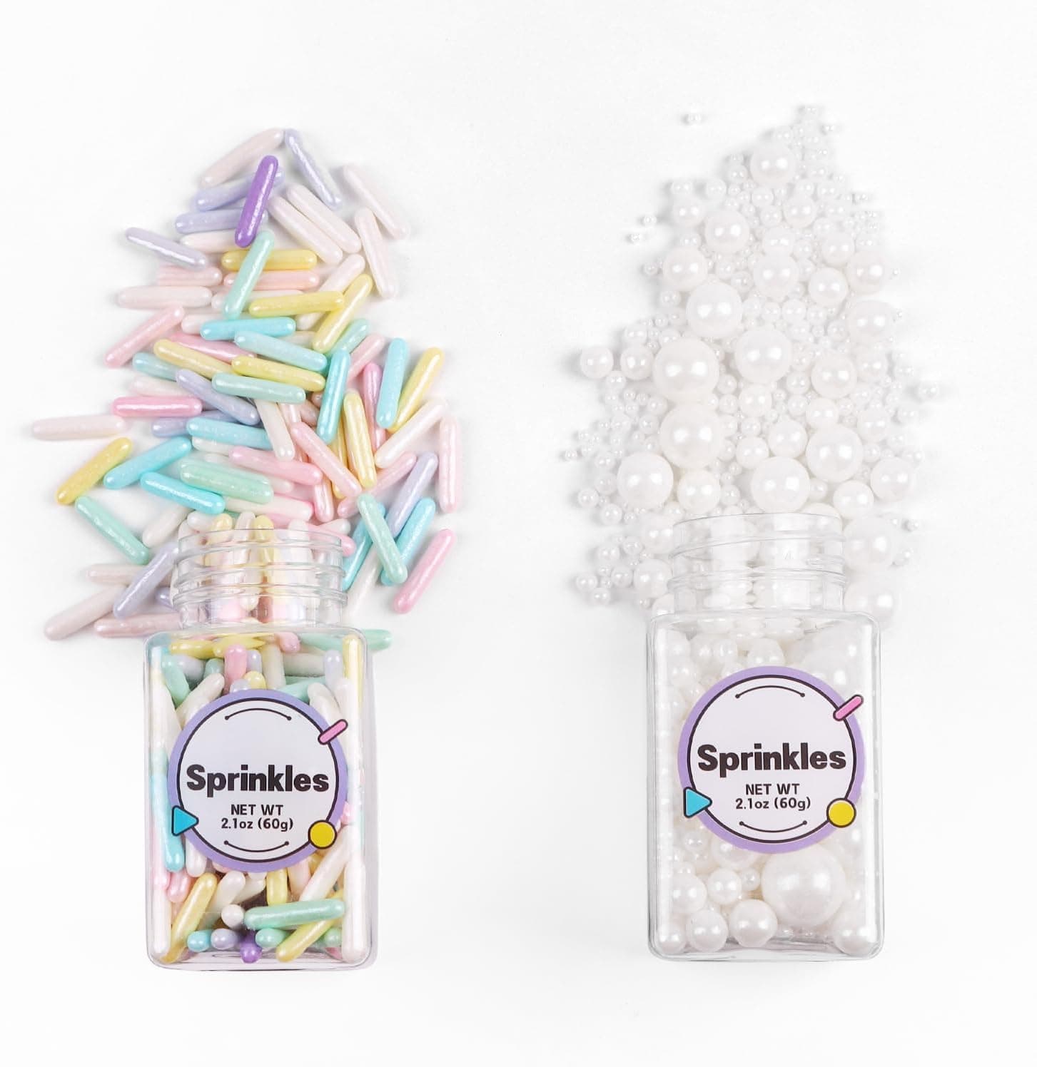 Amazon.com: White Pearl Sugar Sprinkles, Edible Pearls for Cake ...