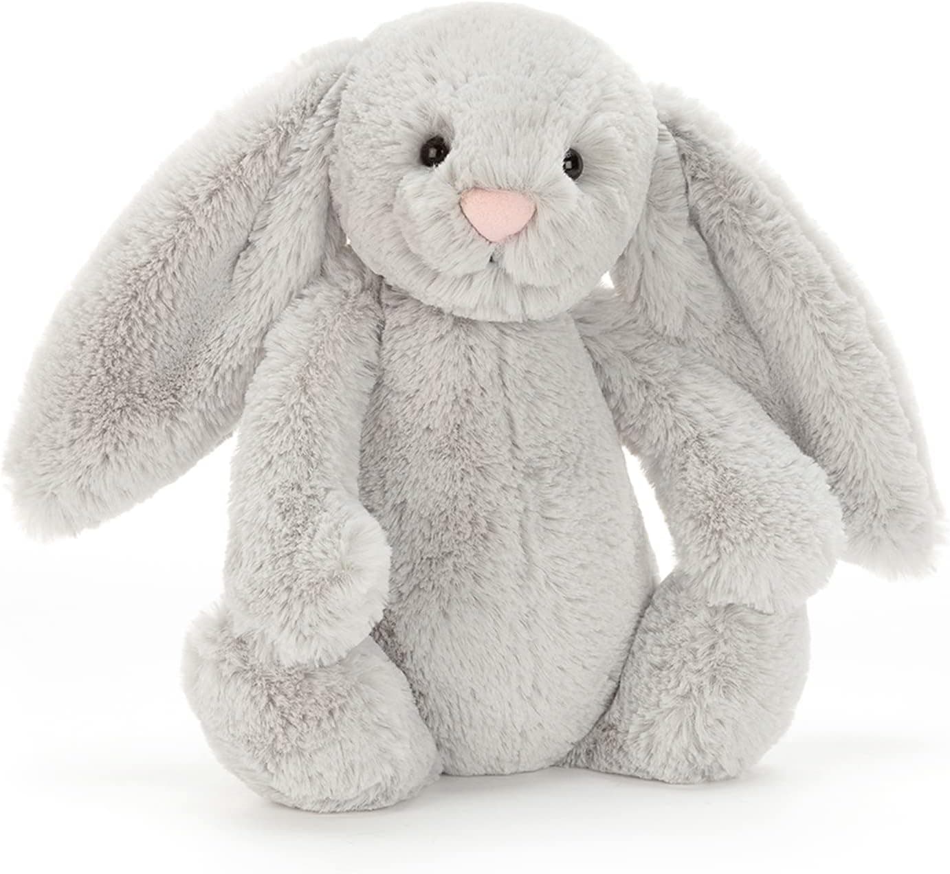 Amazon.com: Jellycat Bashful Grey Bunny Stuffed Animal, Medium 12 ...