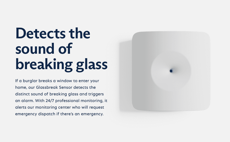 Amazon.com : SimpliSafe Glassbreak Sensor - 20ft. Range - Sound ...