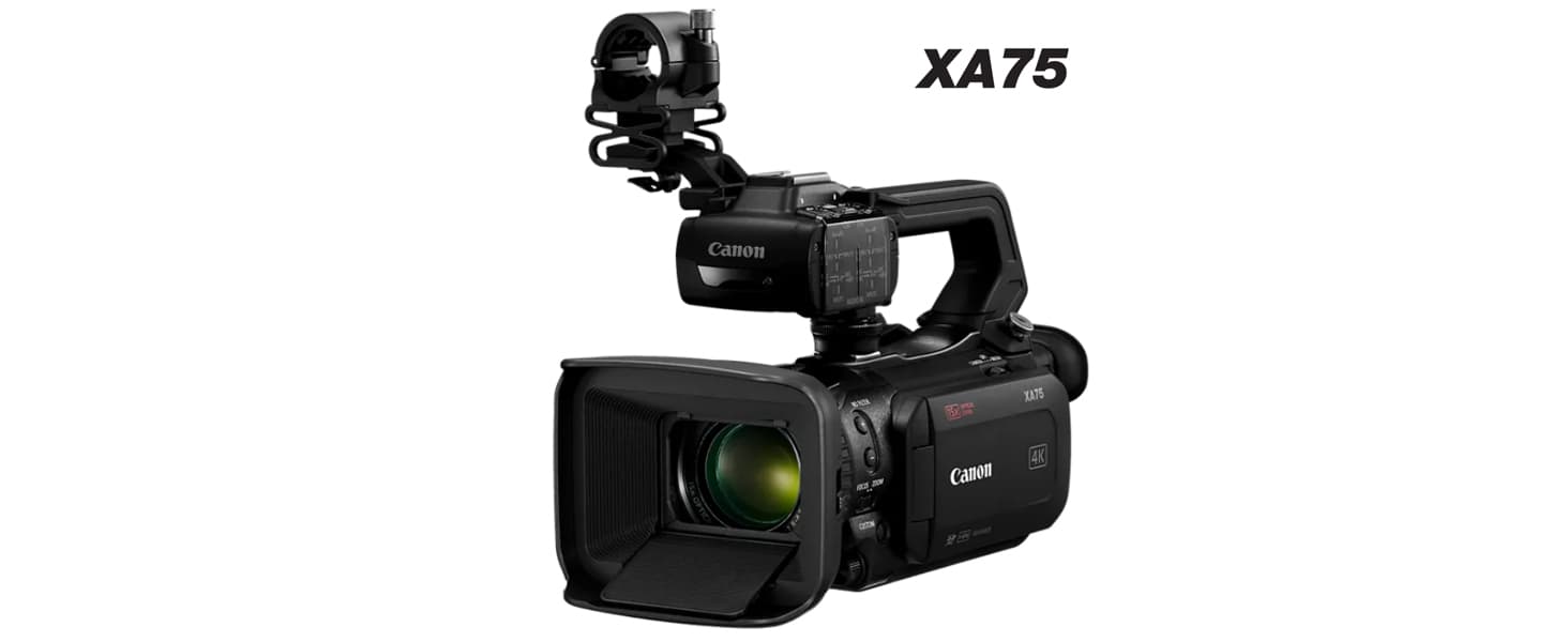 Amazon.com : Canon XA75 Professional Camcorder, 4K UHD Video to Shoot ...