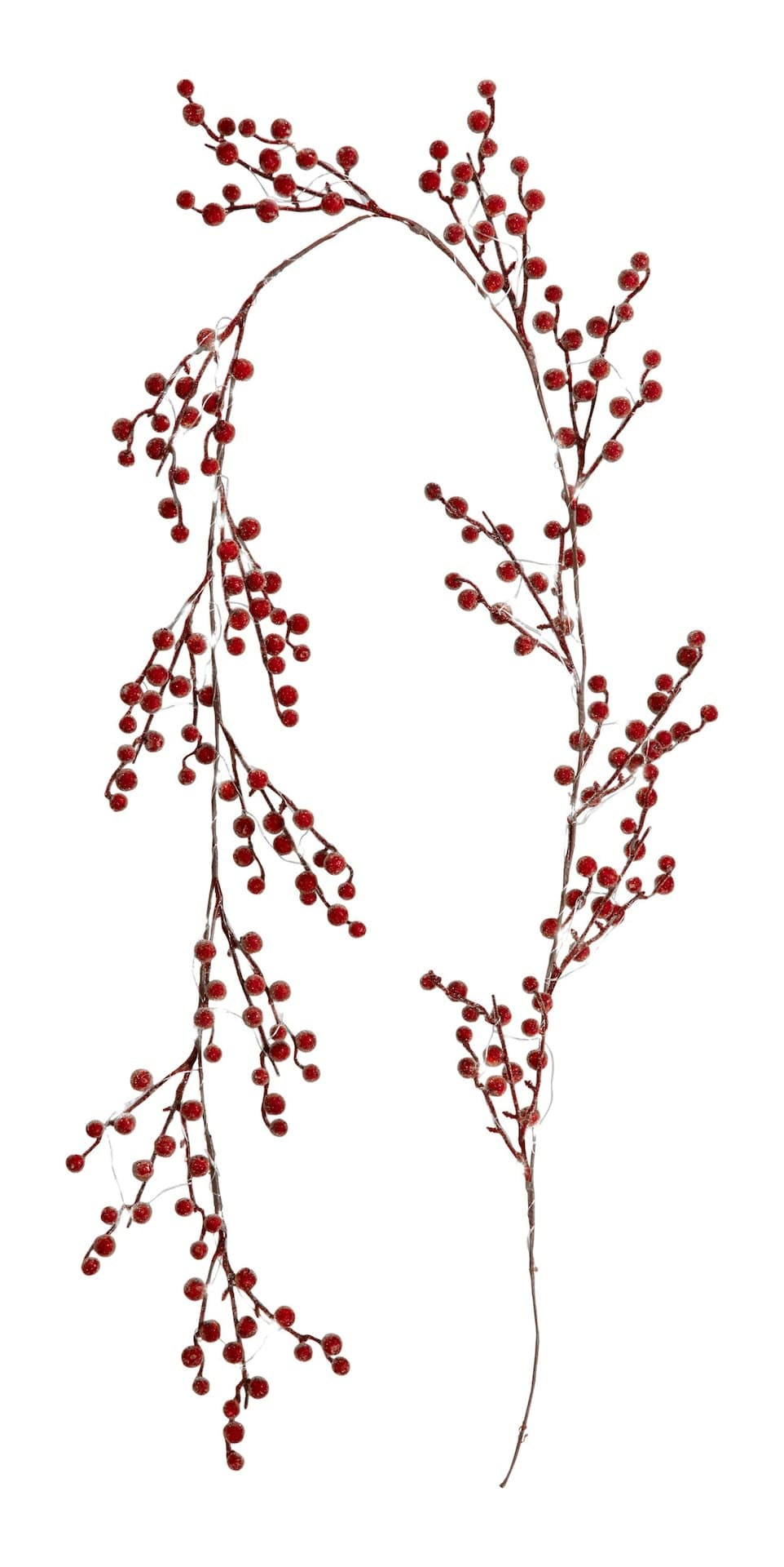 CANVAS Battery Operated Hanging Artificial Berry Garland Christmas ...