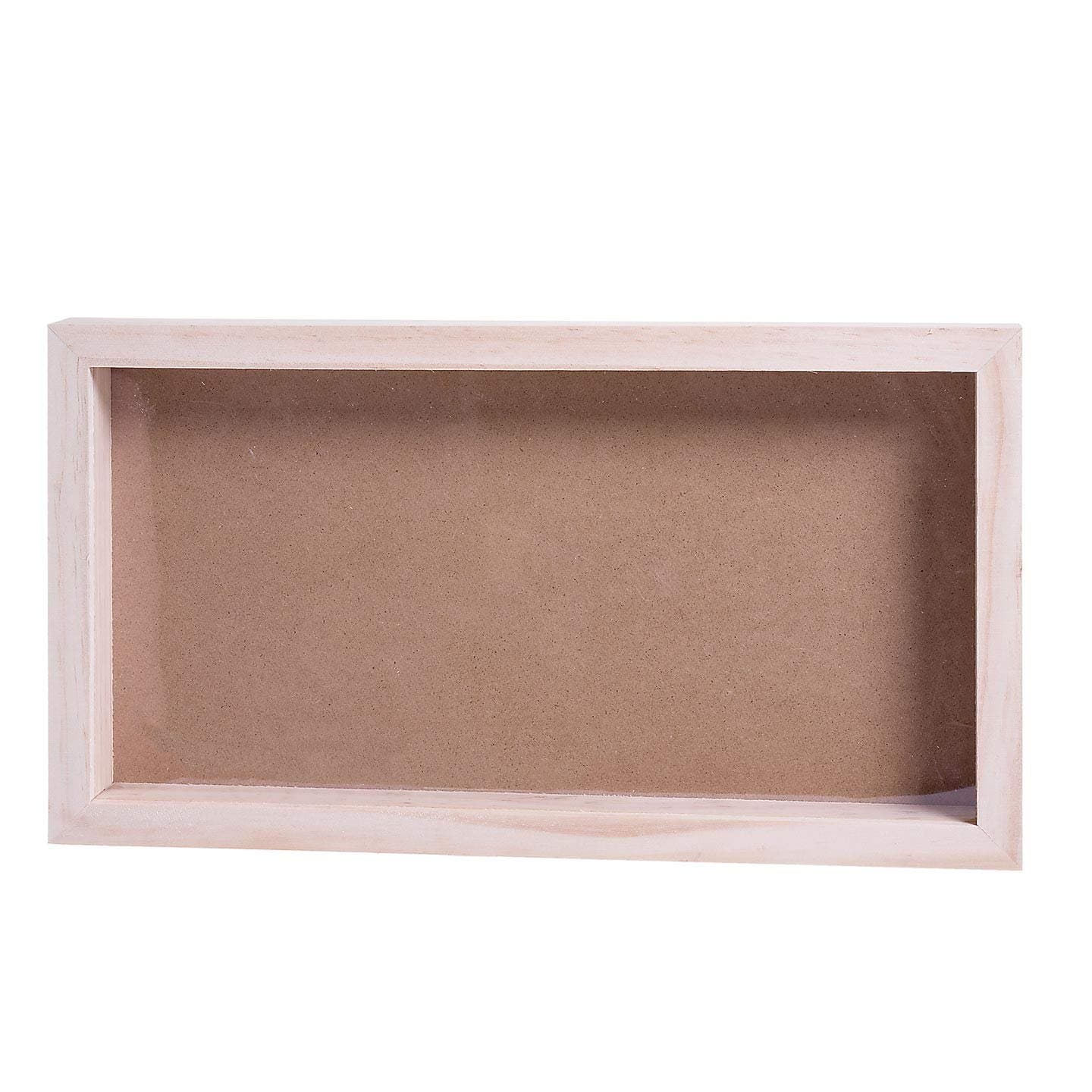 Darice Unfinished Wood Shadow Box 8.5x16