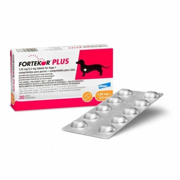 FORTEKOR PLUS 1.25 MG PIMOBENDAN 30 TABLETS | PetShopBoss.com