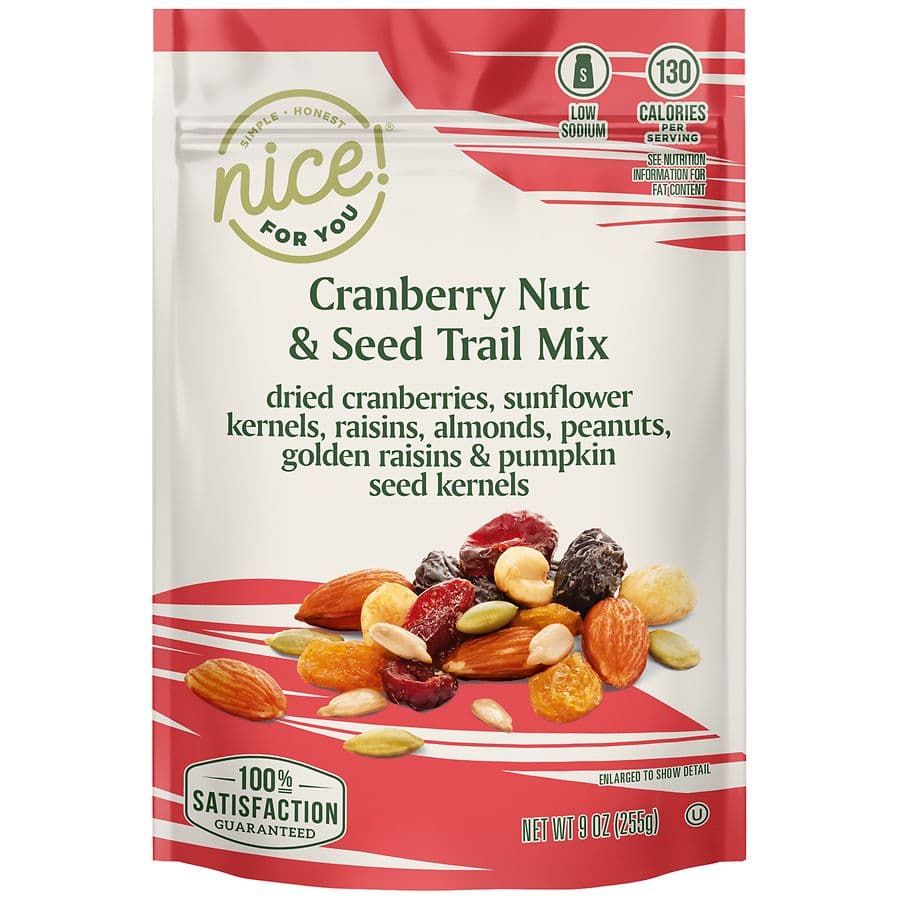 Nice! For You Trail Mix Cranberry Nut & Seed | Walgreens