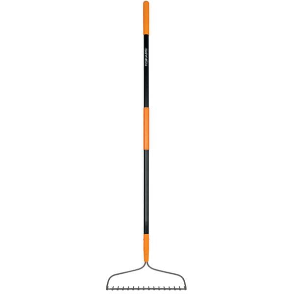 Fiskars 64" Steel Garden Bow Rake - 395110-1001 | Blain's Farm & Fleet