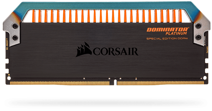 DOMINATOR® PLATINUM RGB 64GB (4 x 16GB) DDR4 DRAM 3600MHz C18 Memory ...