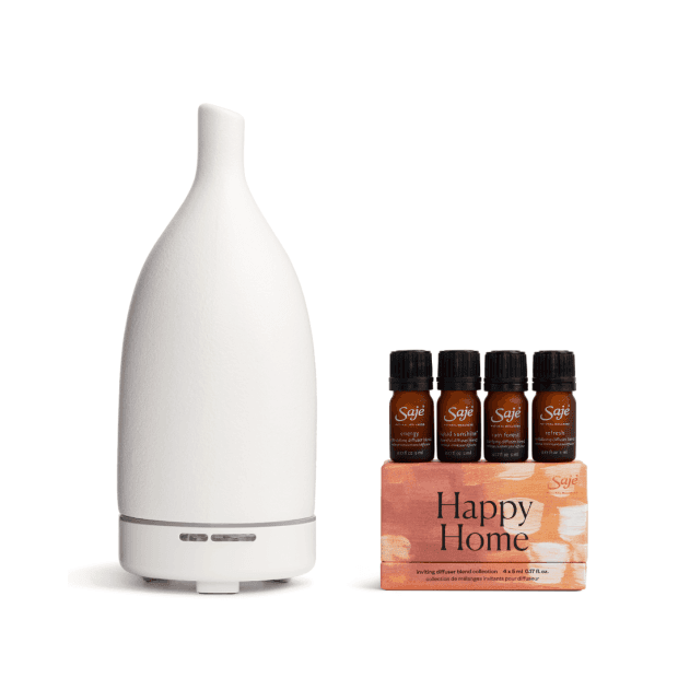 Saje Natural Wellness - Aroma Om - White - Cool Mist Diffuser Saje ...