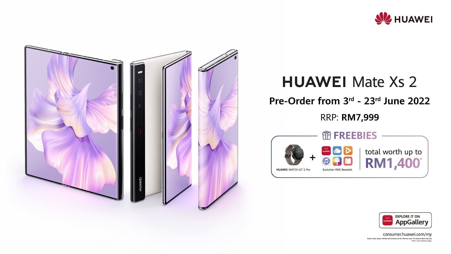 Huawei Launches Flagship Mate Xs 2 Foldable Smartphone In Malaysia