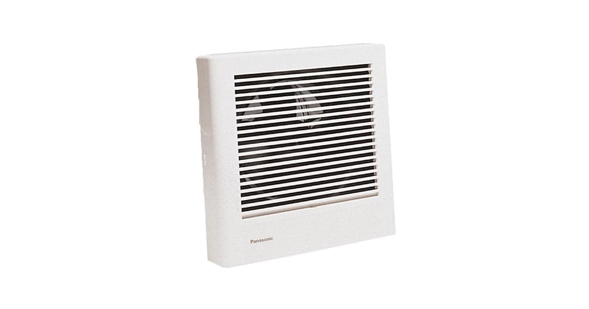 Panasonic FV-GL08WQ1 WhisperWall Through the Wall Indoor Grill ...