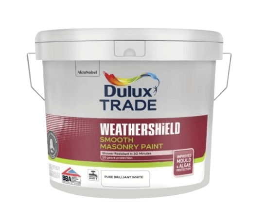 Dulux Trade Weathershield Smooth Masonry Paint 7.5L | S&D Timber